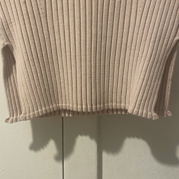 NWOT Jonathan SIMKHAI Sammy Traveling Rib Bustier Long-Sleeve T-Shirt - Picture 12 of 14